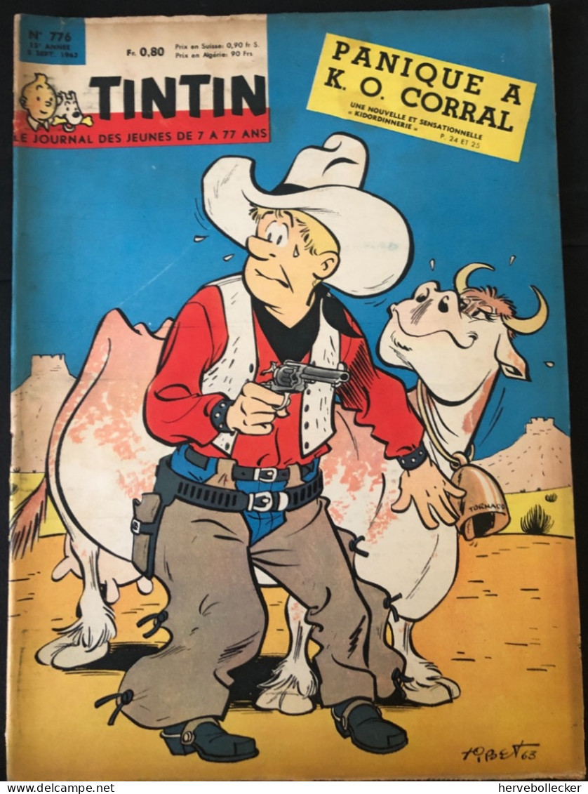 TINTIN Le Journal Des Jeunes N° 776 - 1963 - Tintin