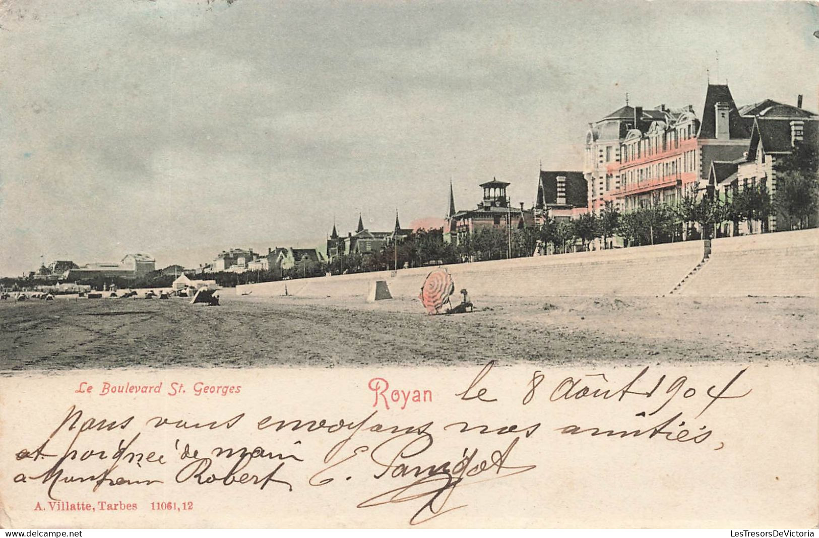 FRANCE - Royan - Le Boulevard Saint Georges - Carte Postale Ancienne - Royan