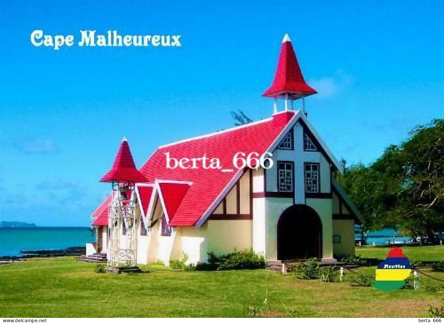 Mauritius Cape Malheureux Chapel New Postcard - Mauritius