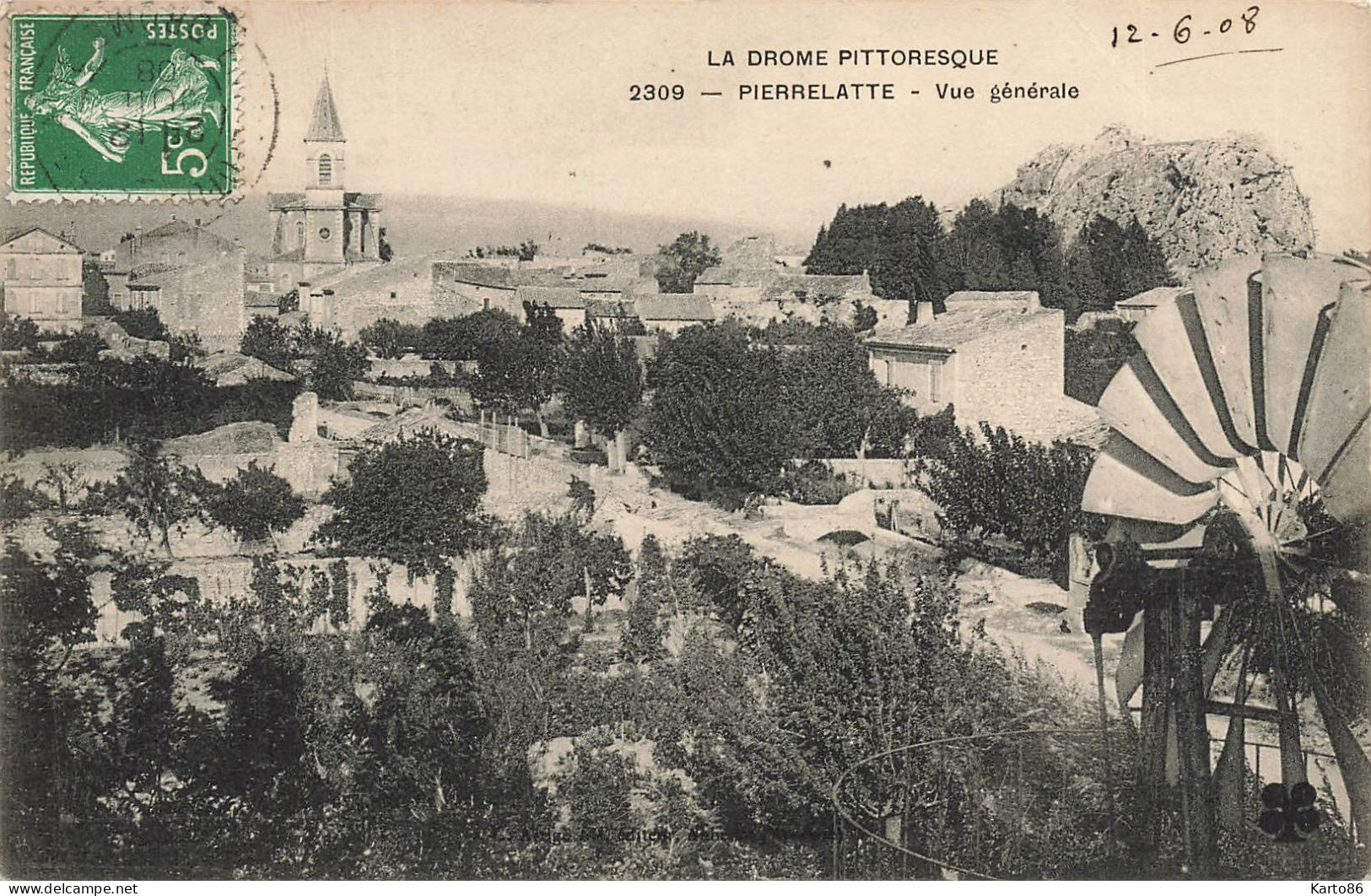 Pierrelatte * Vue Générale Du Village * 1908 - Pierrelatte