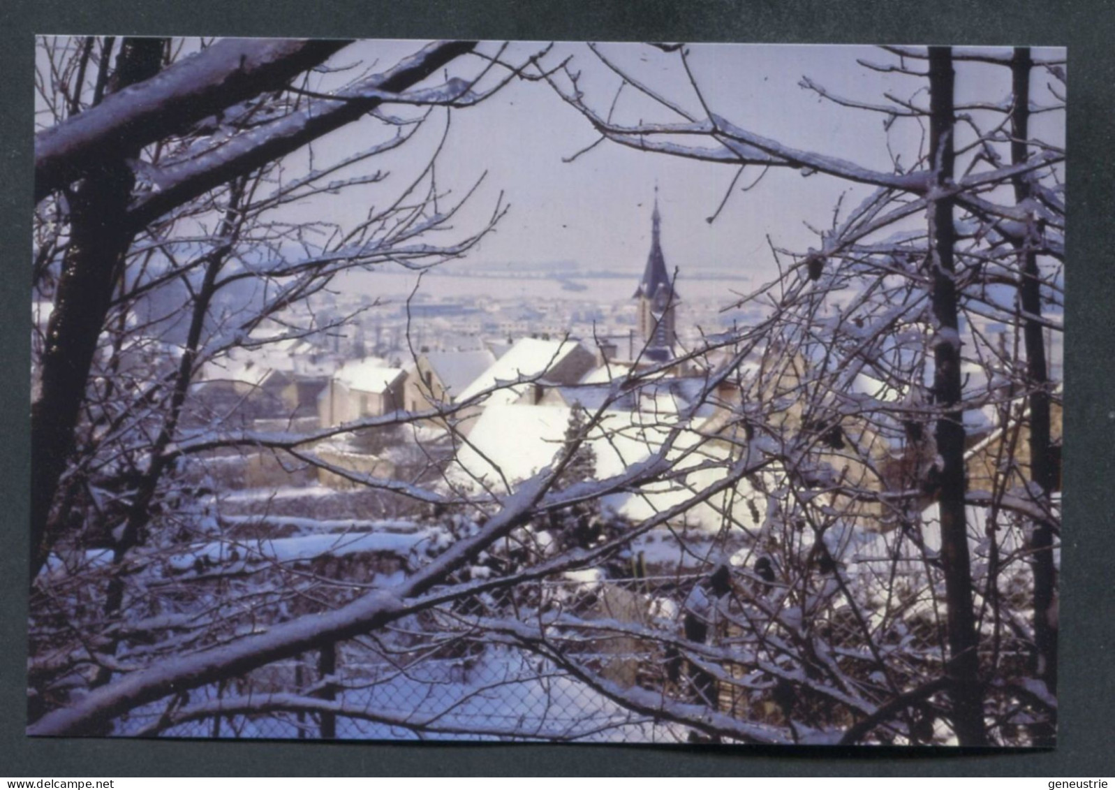 Photo-carte Moderne "Le Village De Menucourt Sous La Neige - Hiver 1978" Vexin - Val D'Oise - Menucourt