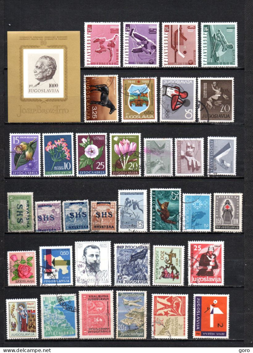 Yugoslavia  .-  Lote Nº  14   ,.   36   Sellos - Colecciones & Series