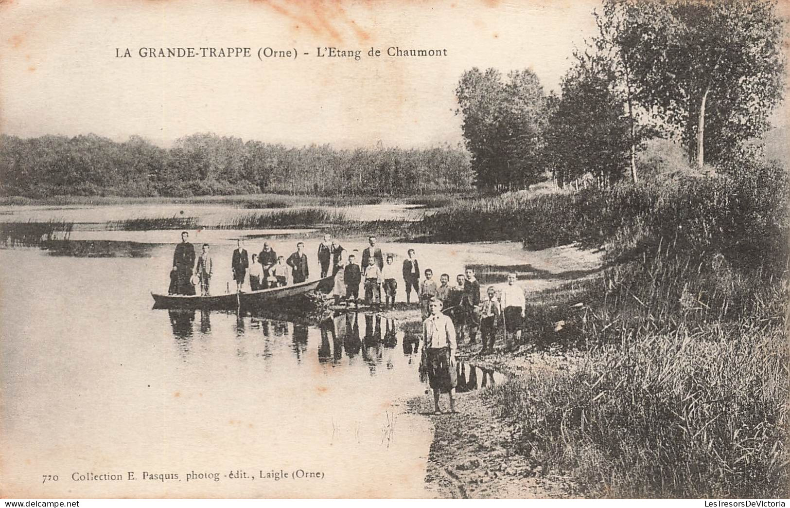 FRANCE - La Grande Trappe - L'étang De Chaumont - Animé - Carte Postale Ancienne - Andere & Zonder Classificatie