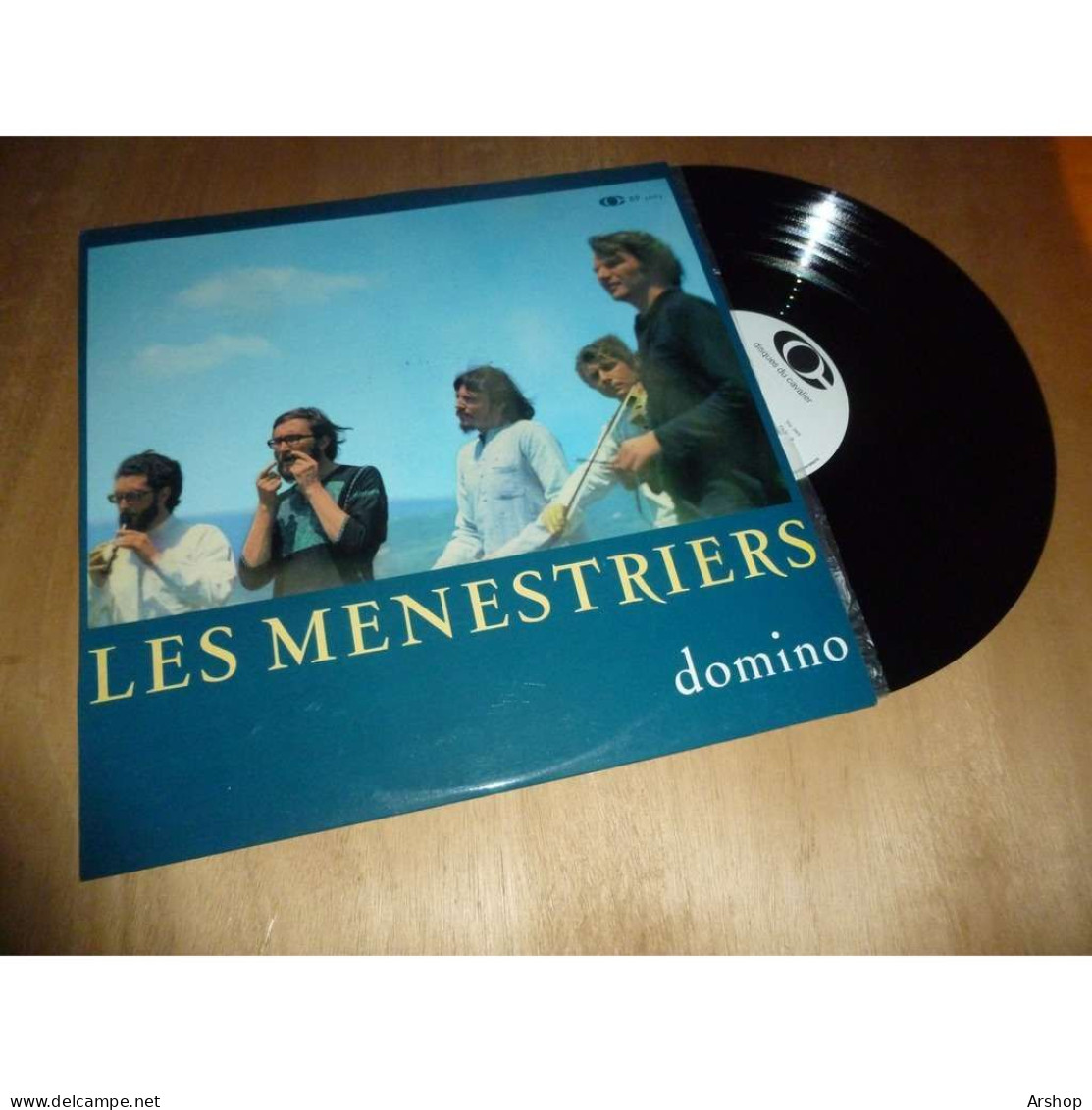 LES MENESTRIERS Domino MEDIEVAL FOLK France DISQUES DU CAVALIER BP 2003 Lp 1974 - Otros - Canción Francesa