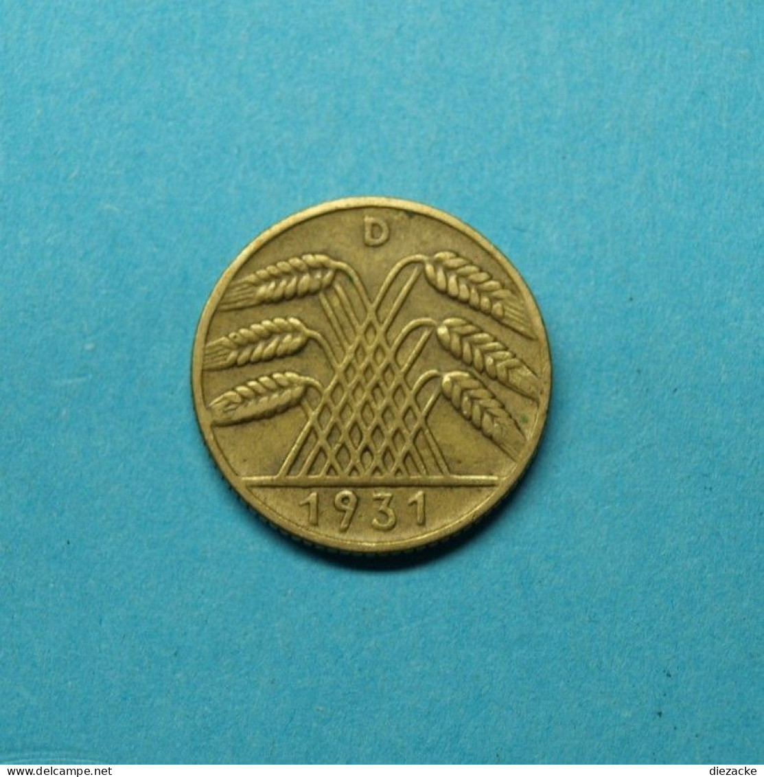 Weimar 1931 D 10 Reichspfennig (MZ1078 - Andere & Zonder Classificatie