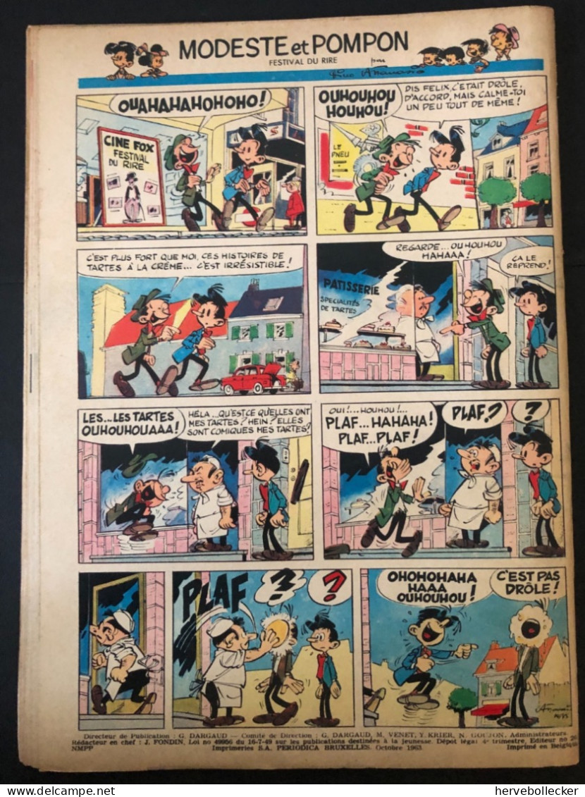 TINTIN Le Journal Des Jeunes N° 783 - 1963 - Tintin
