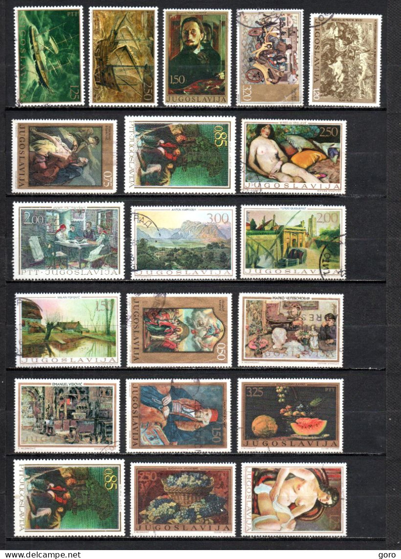 Yugoslavia  .-  Lote Nº  16   ,.   20   Sellos - Colecciones & Series
