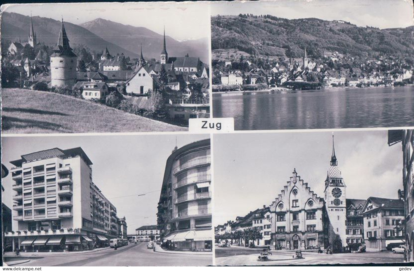 Zoug, 4 Vues (1123) - Zug