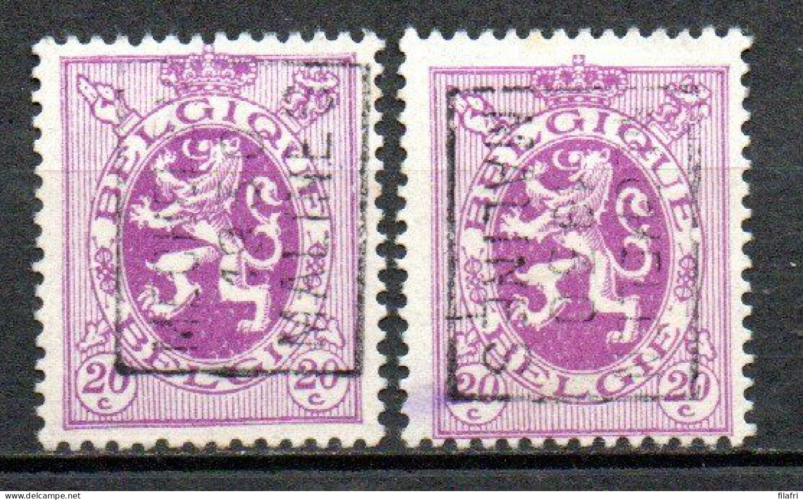 5896 Voorafstempeling Op Nr 281 - MECHELEN 1930 MALINES - Positie A & B - Rolstempels 1930-..