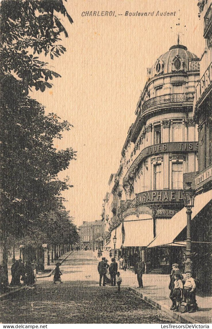 BELGIQUE - Charleroi - Boulevard Audent - Carte Postale Ancienne - Charleroi