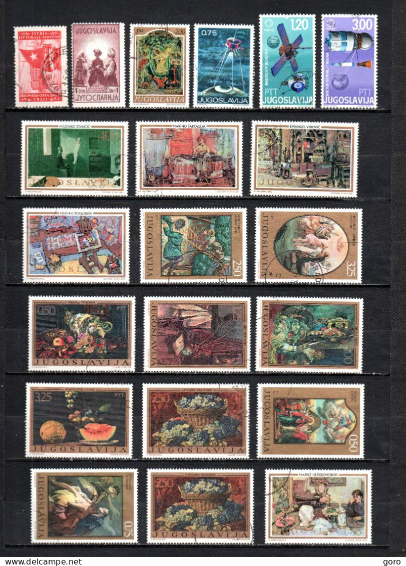 Yugoslavia  .-  Lote Nº  19   ,.   21   Sellos - Colecciones & Series