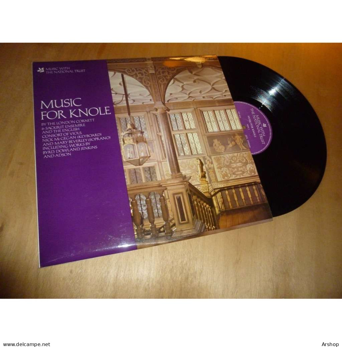 LONDON CORNETT & SACKBUT ENSEMBLE - MARY BEVERLEY Music For Knole MUSIC WITH THE NATIONAL TRUST - UK 1977 - Classical