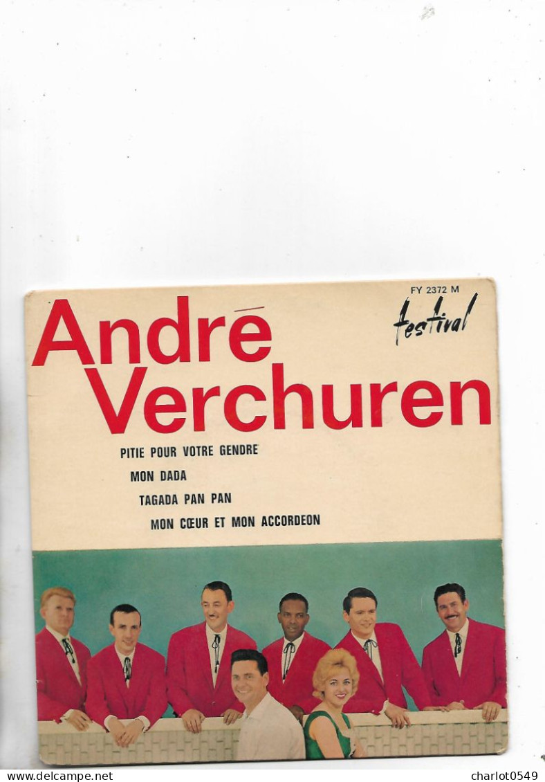 4 Titres Andre Verchuren - Autres & Non Classés