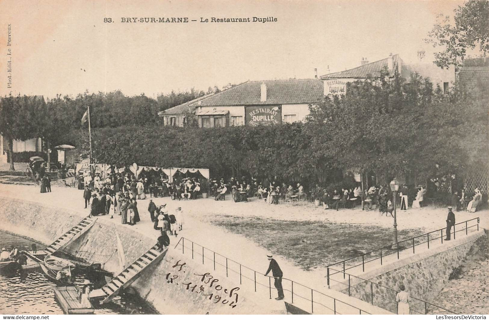 FRANCE - Bry Sur Marne - Le Restaurant Dupille - Animé - Carte Postale Ancienne - Bry Sur Marne