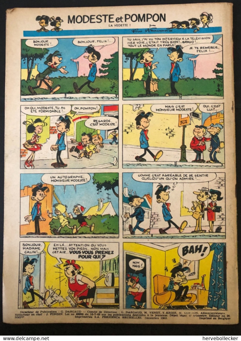 TINTIN Le Journal Des Jeunes N° 789 - 1963 - Tintin