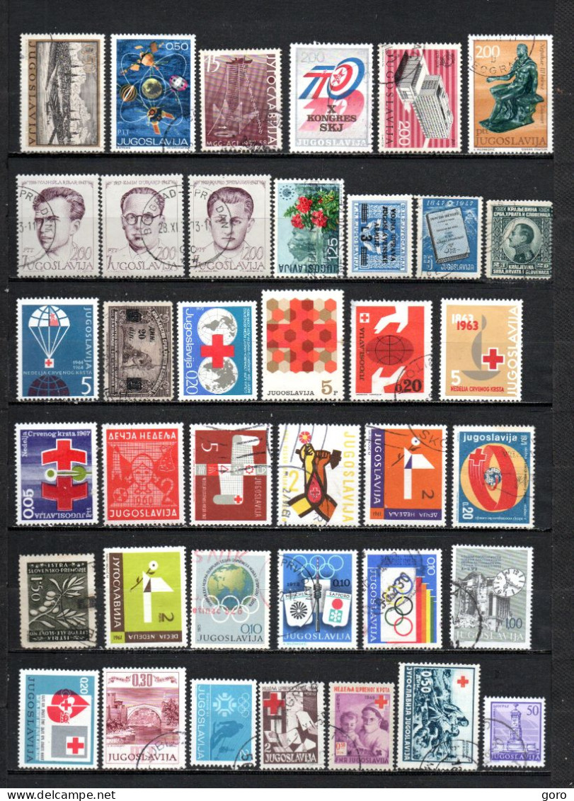 Yugoslavia  .-  Lote Nº   25   ,.   38   Sellos - Colecciones & Series