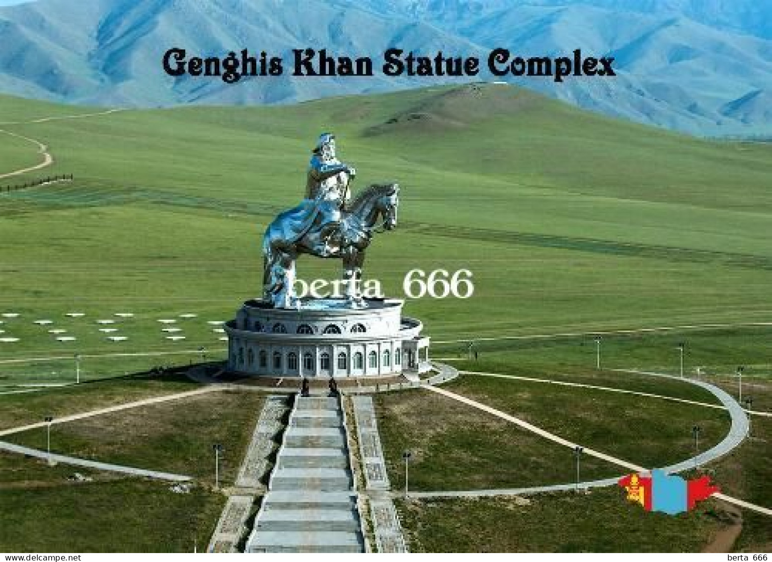 Mongolia Genghis Khan Statue Complex New Postcard - Mongolei
