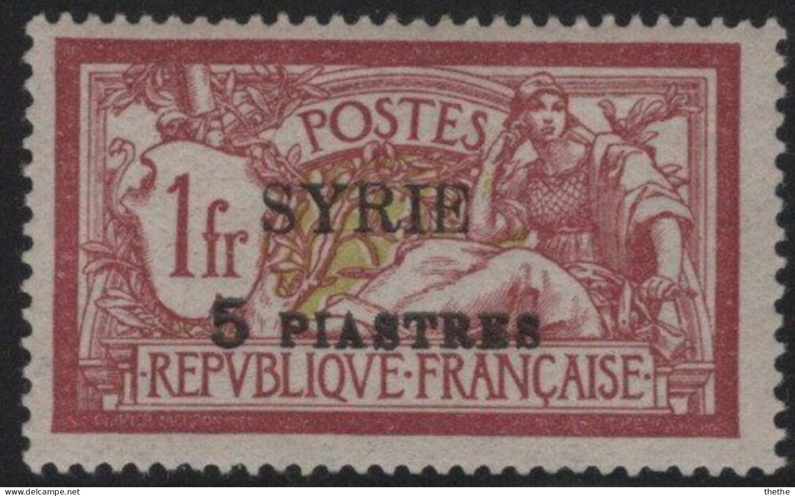 SYRIE - Mandat Français - Timbre De France De 1900-21 Surchargés - Unused Stamps