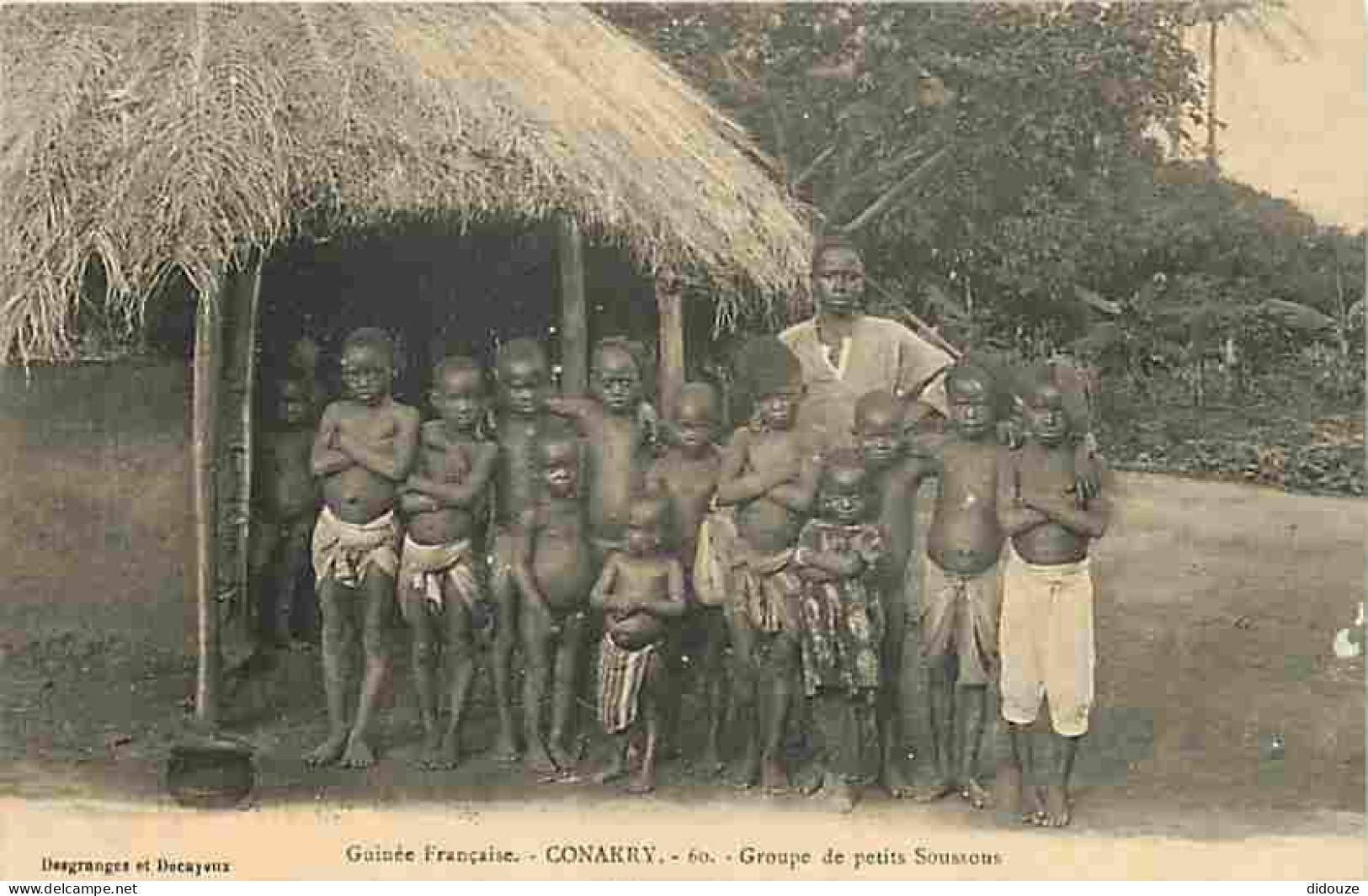 Guinée Française - Conakry - Groupe De Petits Soussous - Animée - Carte Neuve - CPA - Voir Scans Recto-Verso - Guinee