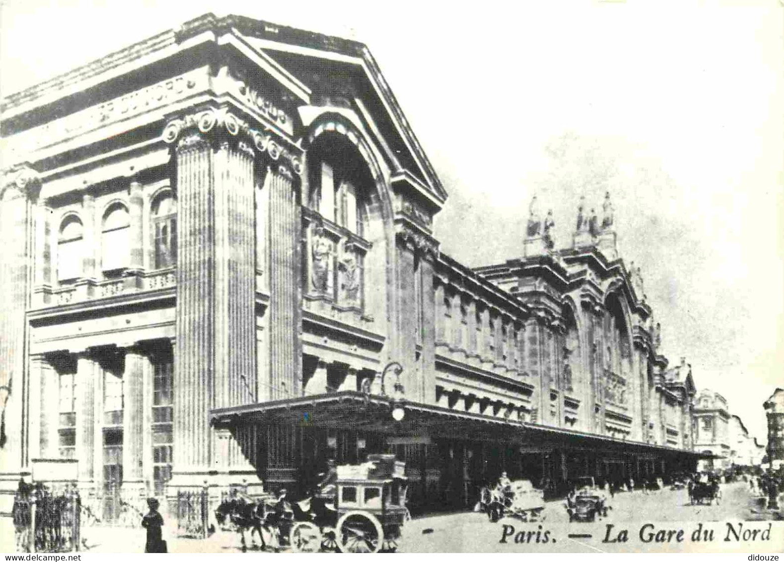 Reproduction CPA - 75 Paris - La Gare Du Nord - CPM - Carte Neuve - Voir Scans Recto-Verso - Non Classés