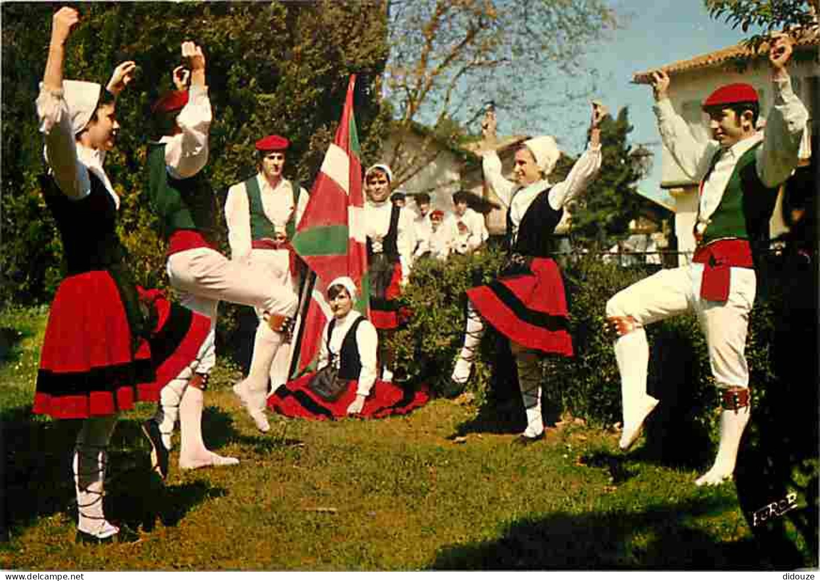 Folklore - Danses - Pays Basque - Ballets Basques De Bayonne - Le Fandango - Carte Neuve - Voir Scans Recto Verso - Tänze