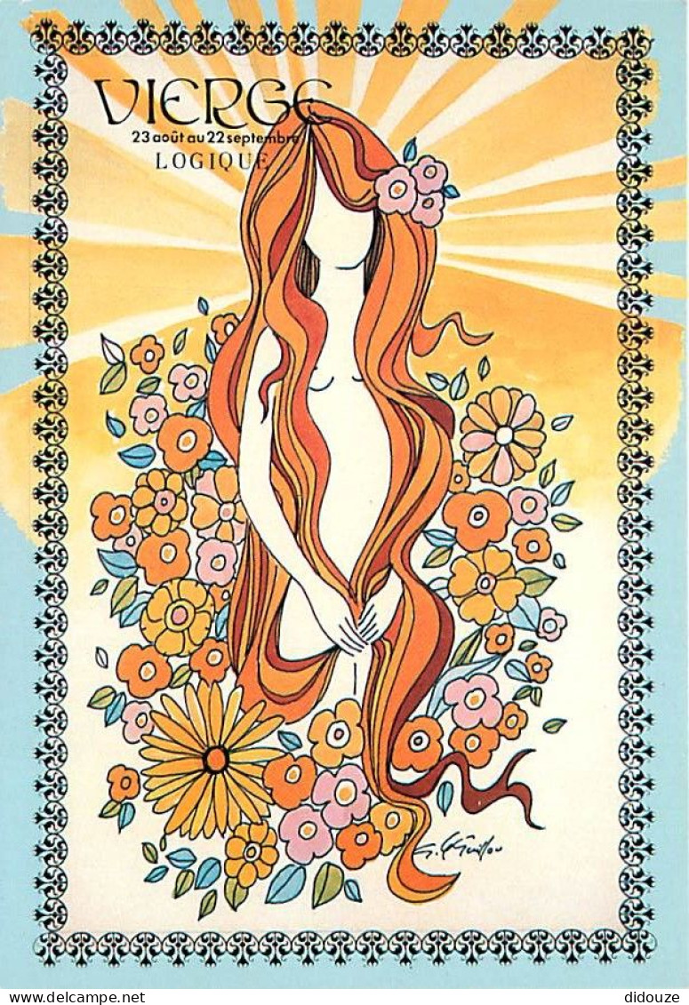 Astrologie - Vierge - Illustration André Le Guillou - CPM - Carte Neuve - Voir Scans Recto-Verso - Astrologie