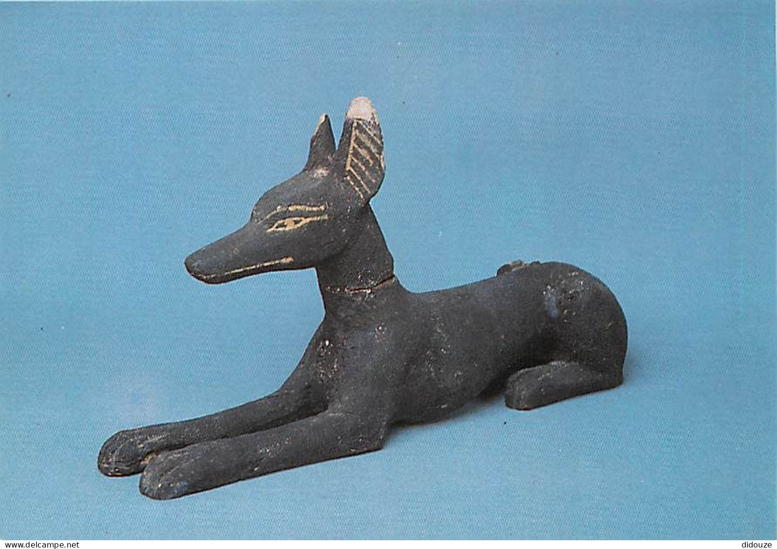 Art - Antiquité - Egypte - Anubis Sous Sa Forme De Chien (Basse Epoque) - Bois - Egypte Ancienne - Musée Des Beaux Arts  - Antiek