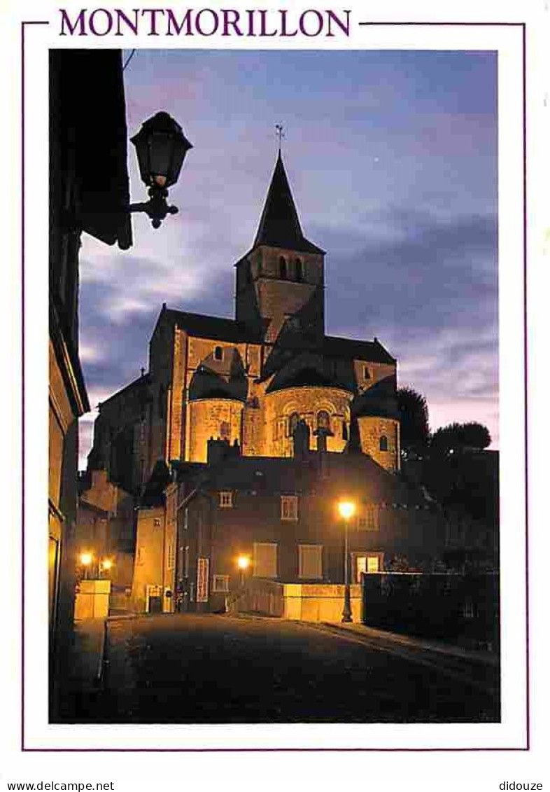 86 - Montmorillon - L'Eglise Notre Dame - Vue De Nuit - CPM - Voir Scans Recto-Verso - Montmorillon