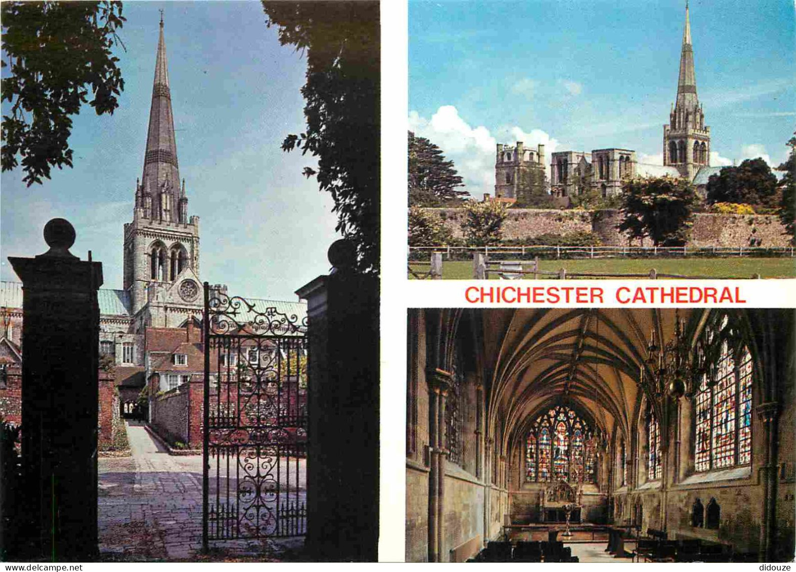 Angleterre - Chichester - Cathedral - Cathédrale - Multivues - Sussex - England - Royaume Uni - UK - United Kingdom - CP - Chichester