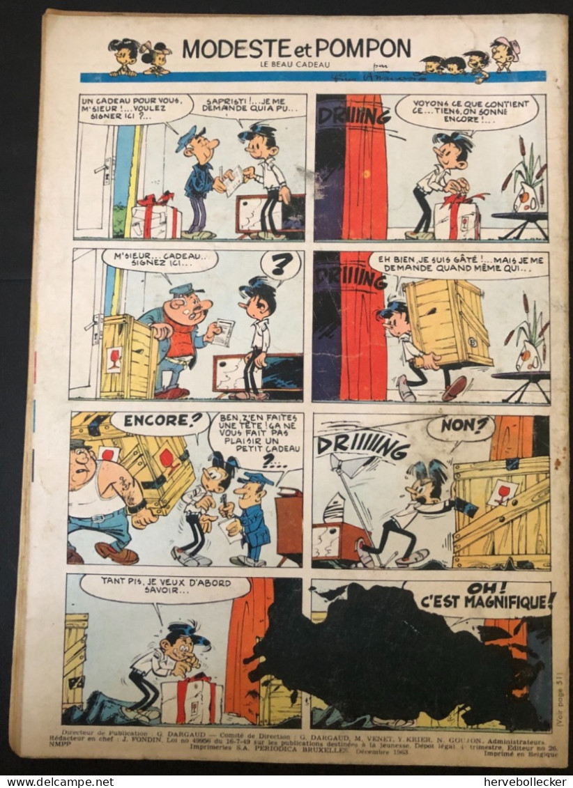 TINTIN Le Journal Des Jeunes N° 792 - 1963 - Tintin