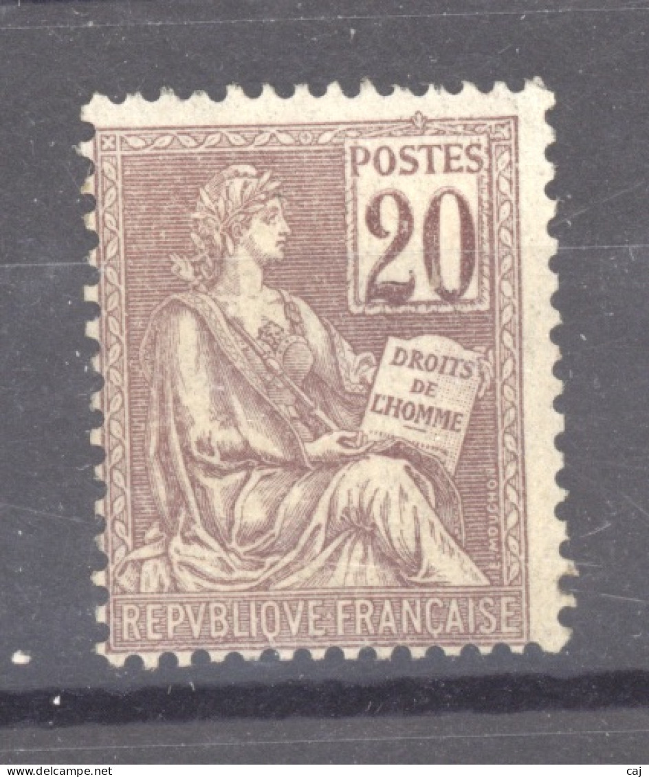 France  :  Yv  113  *  GNO - 1900-02 Mouchon