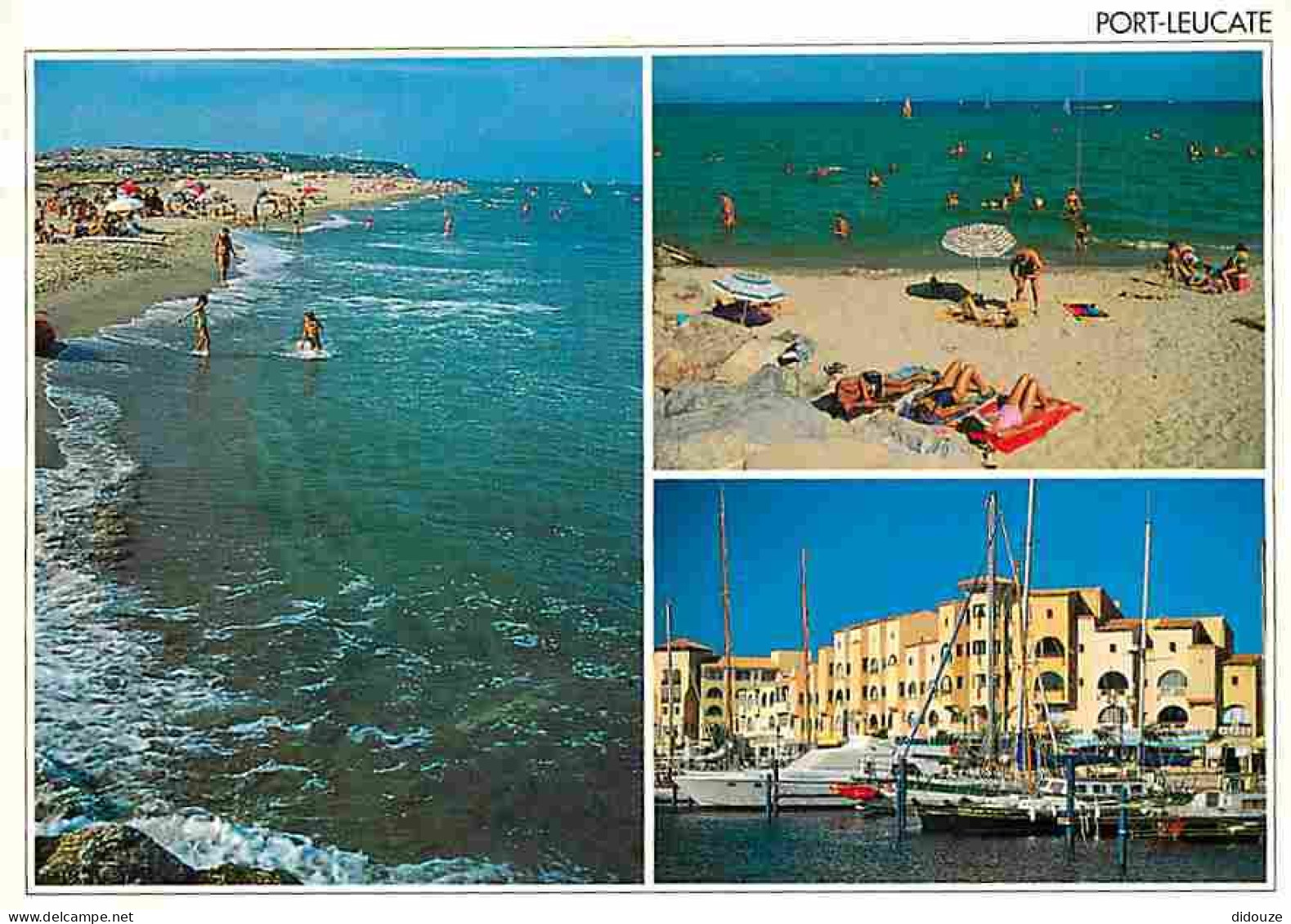 11 - Leucate - Port Leucate - Multivues - Scènes De Plage - Flamme Postale De Leucate - CPM - Voir Scans Recto-Verso - Leucate