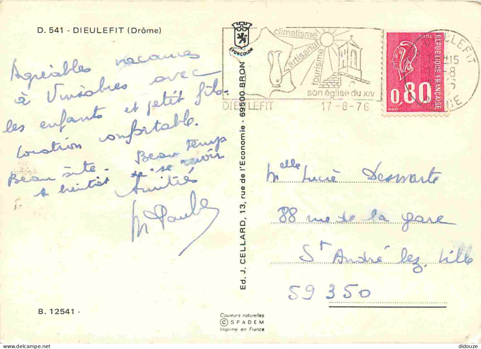 26 - Dieulefit - Multivues - Automobiles - Station Esso - Champs De Lavande - CPM - Voir Scans Recto-Verso - Dieulefit