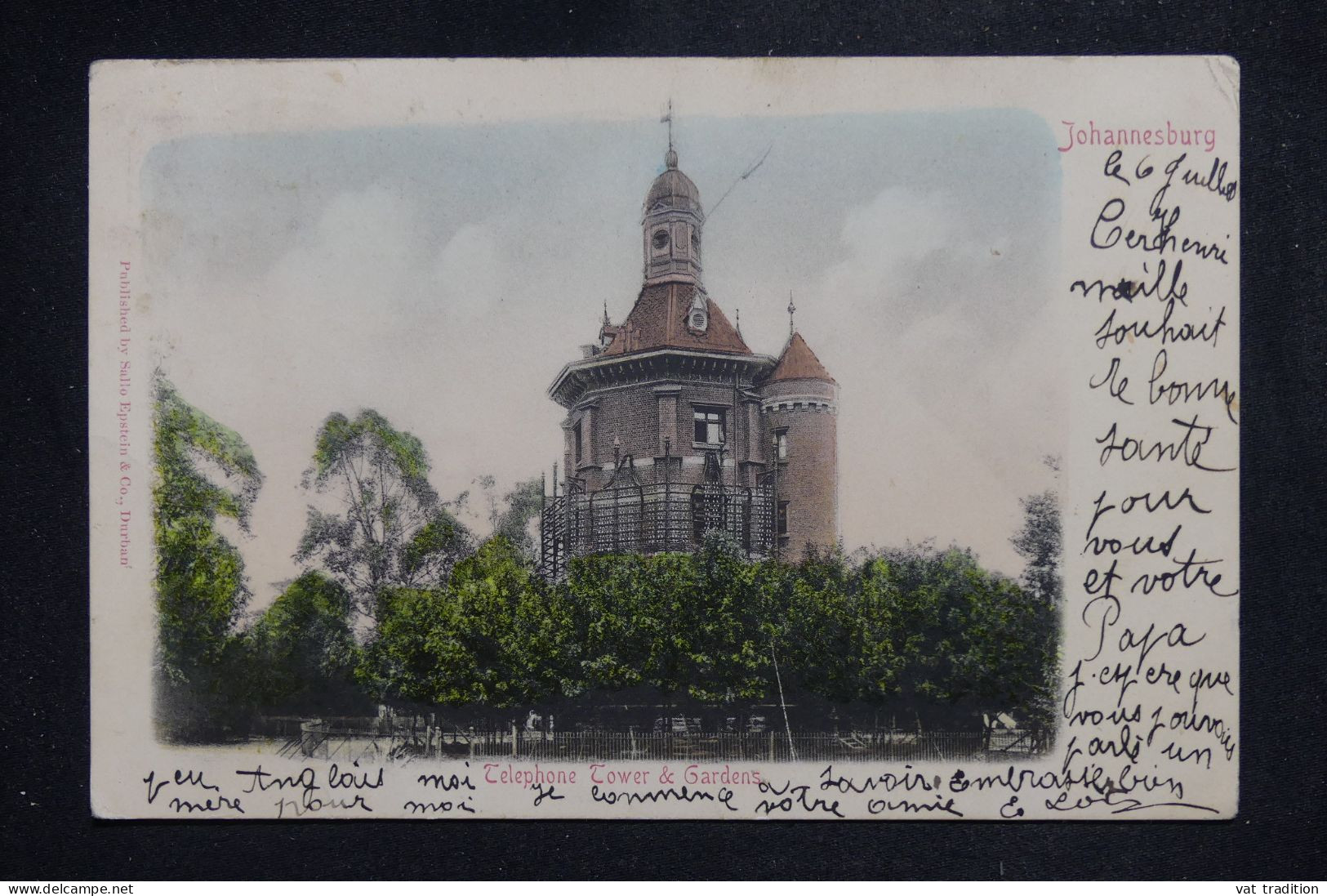 TRANSVAAL - Carte Postale De Johannesburg Pour Paris En 1903 - L 151448 - Transvaal (1870-1909)