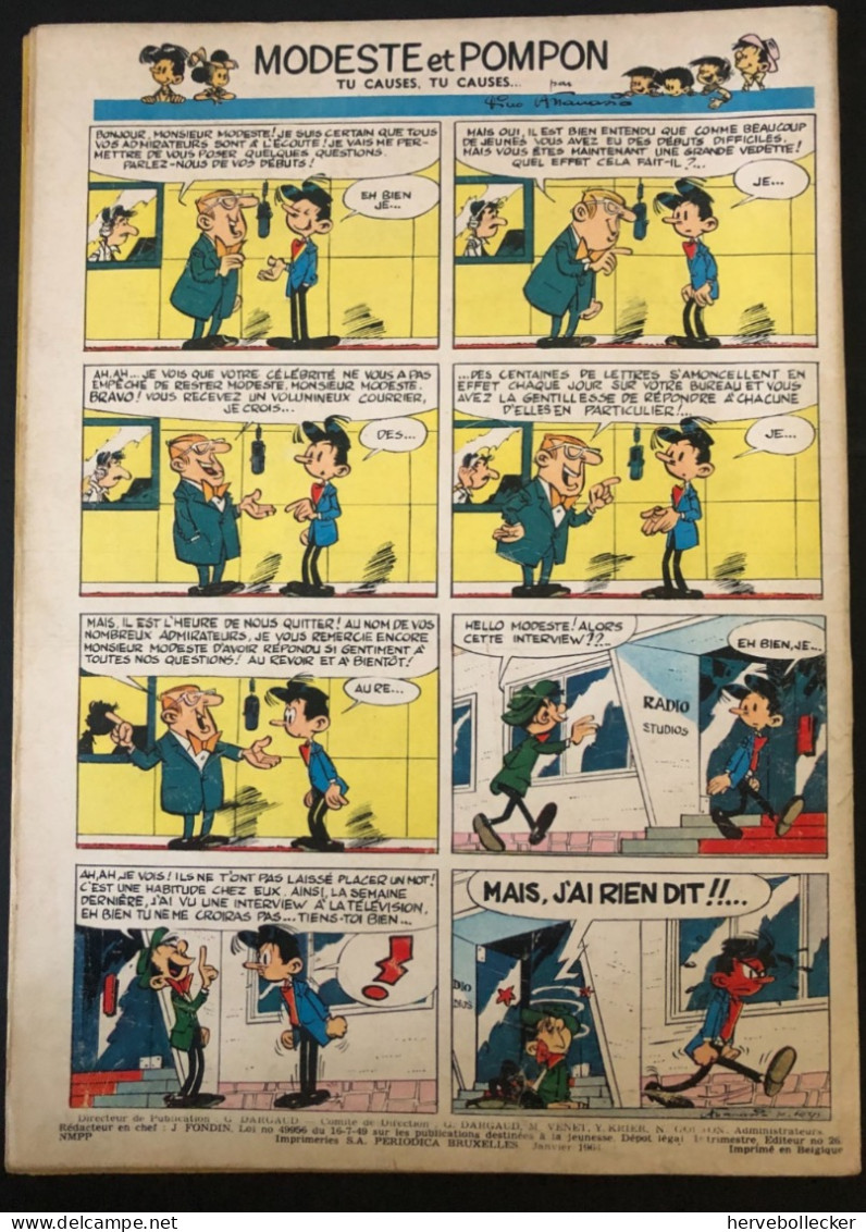 TINTIN Le Journal Des Jeunes N° 793 - 1964 - Tintin