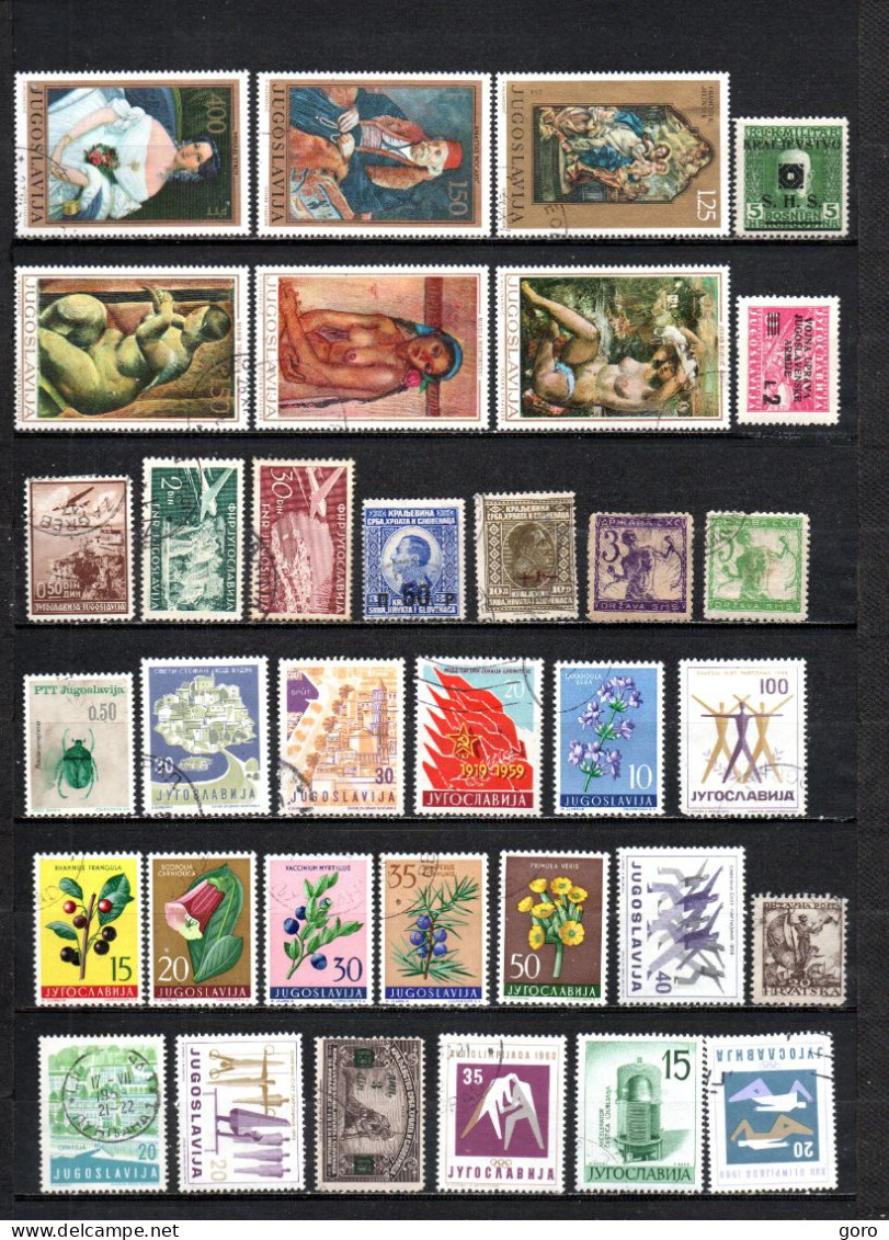 Yugoslavia  .-  Lote Nº   36   ,.   34   Sellos - Colecciones & Series