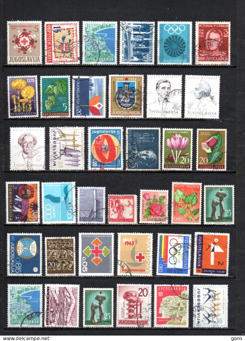 Yugoslavia  .-  Lote Nº   39   ,.   37   Sellos - Colecciones & Series