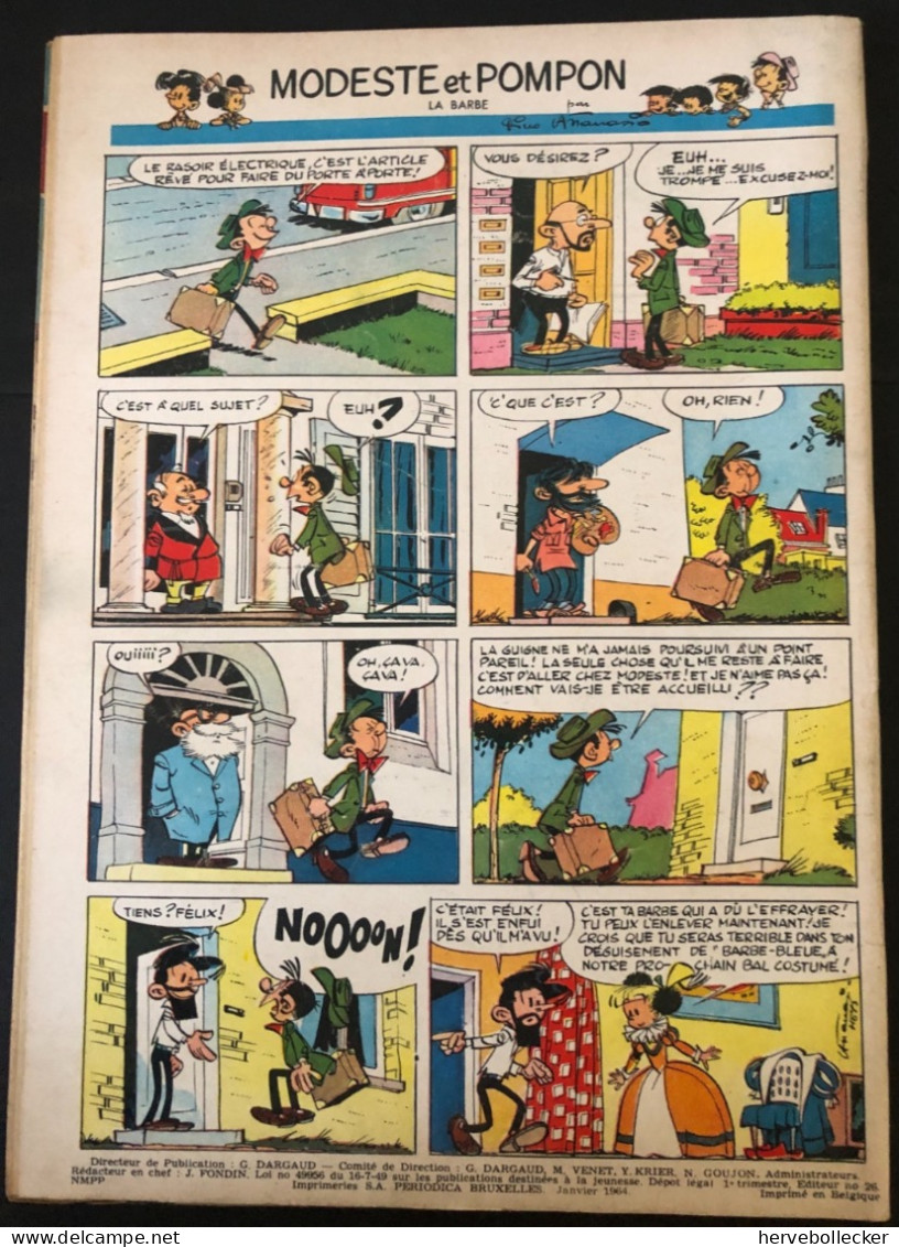 TINTIN Le Journal Des Jeunes N° 795 - 1964 - Tintin