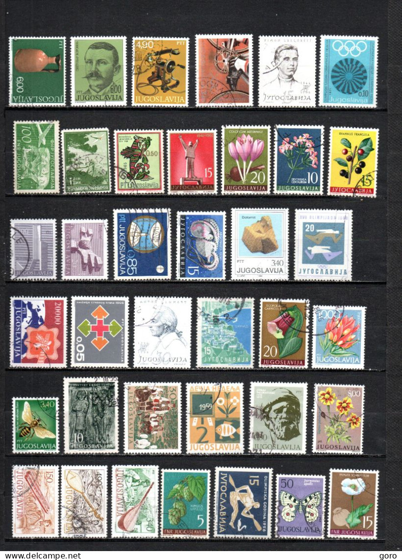 Yugoslavia  .-  Lote Nº   40   ,.   38   Sellos - Lots & Serien