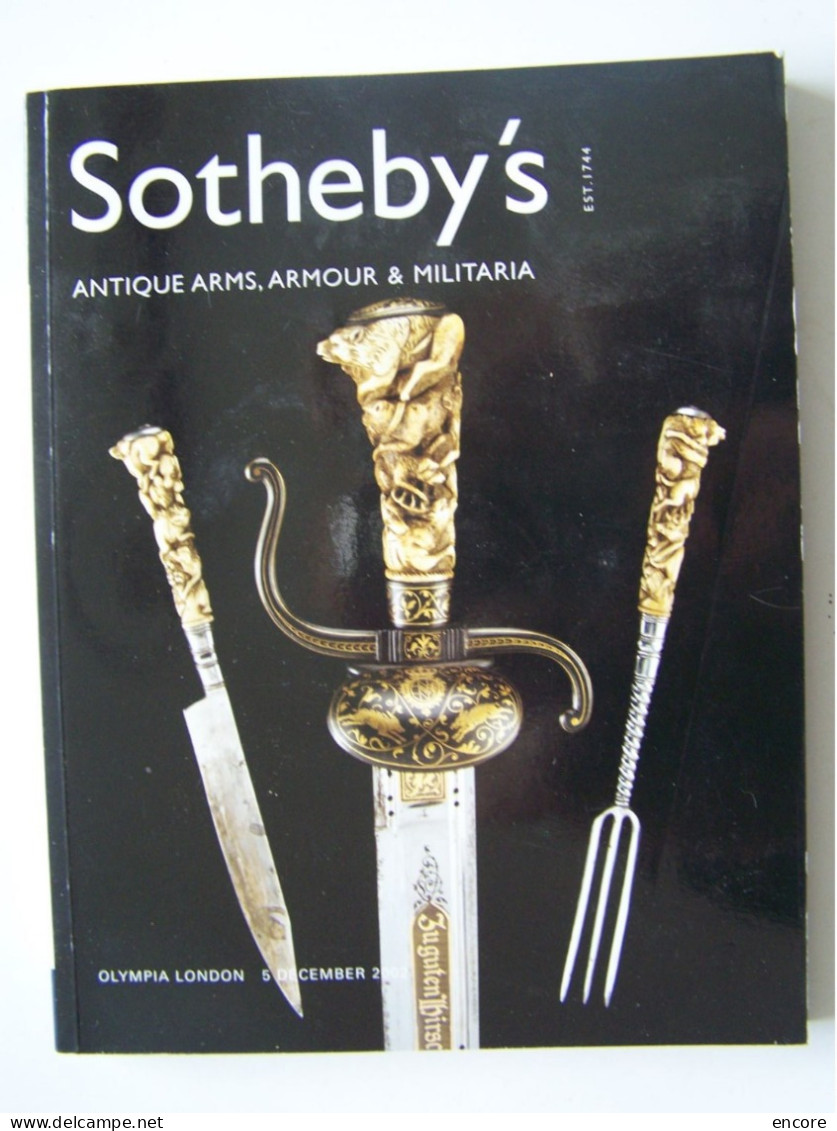 MILITARIA. CATALOGUE DE VENTE "SOTHEBY'S". ARMES.  100_3531 & 100_3532 - Altri & Non Classificati
