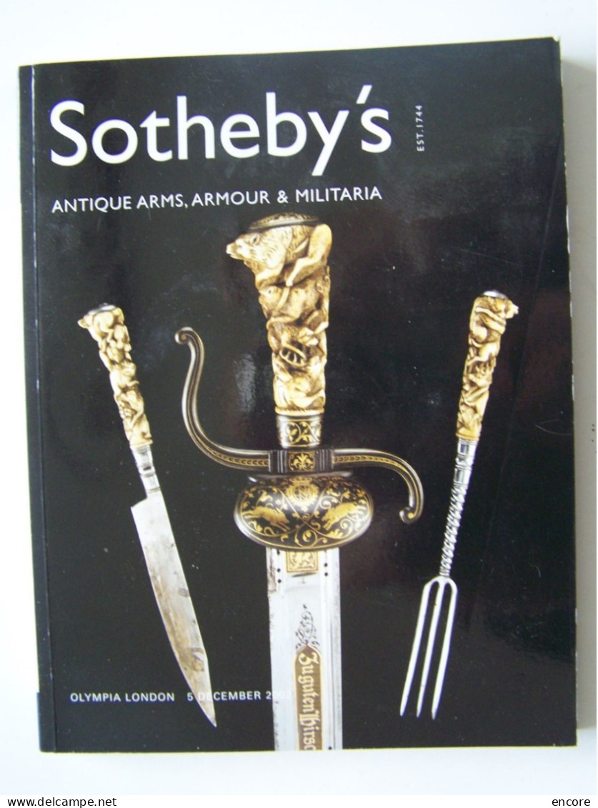 MILITARIA. CATALOGUE DE VENTE "SOTHEBY'S". ARMES.  100_3531 & 100_3532 - Sonstige & Ohne Zuordnung