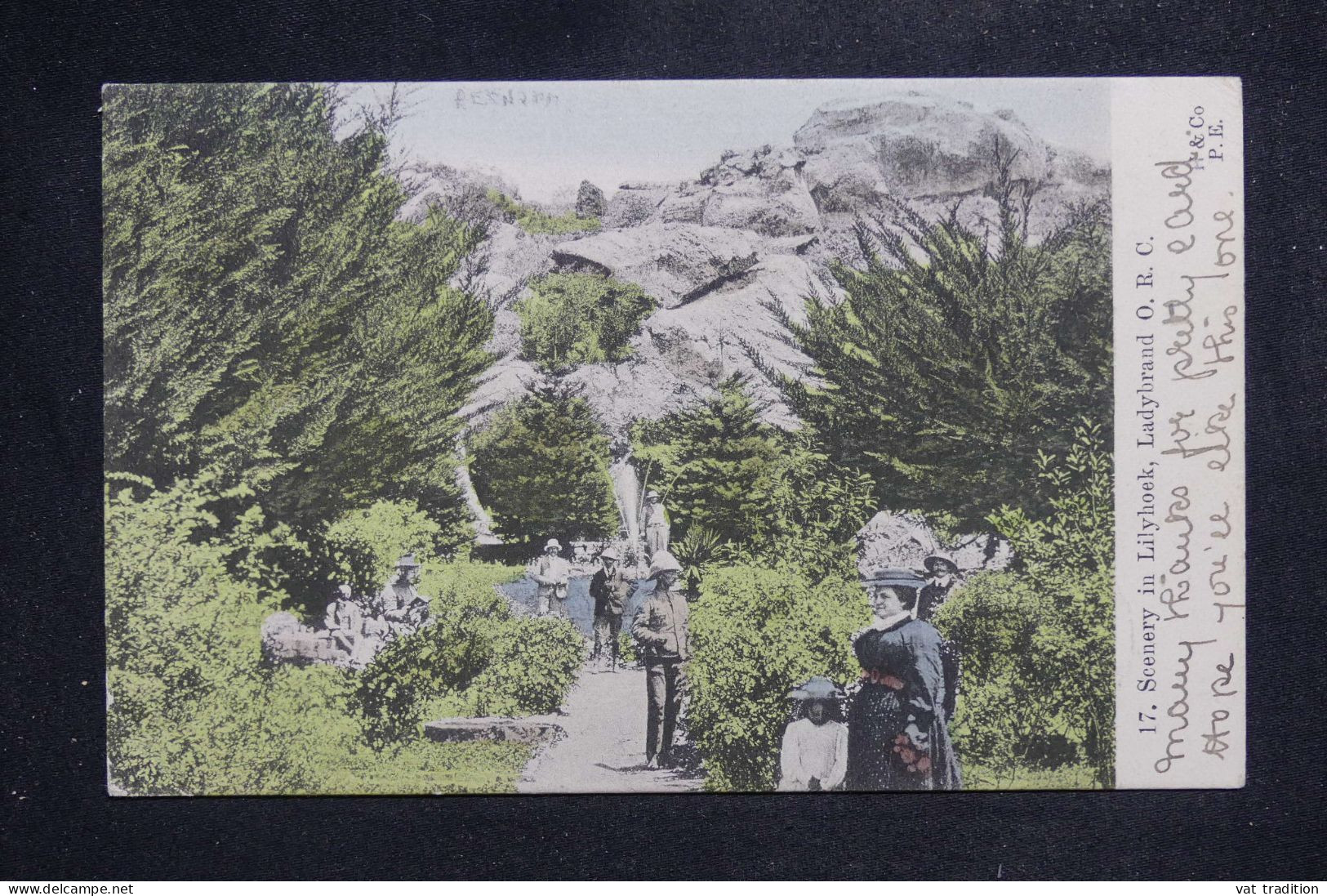 CAP DE BONNE ESPÉRANCE - Affranchissement De Queenstown Sur Carte Postale Pour La France En 1907 - L 151453 - Cabo De Buena Esperanza (1853-1904)