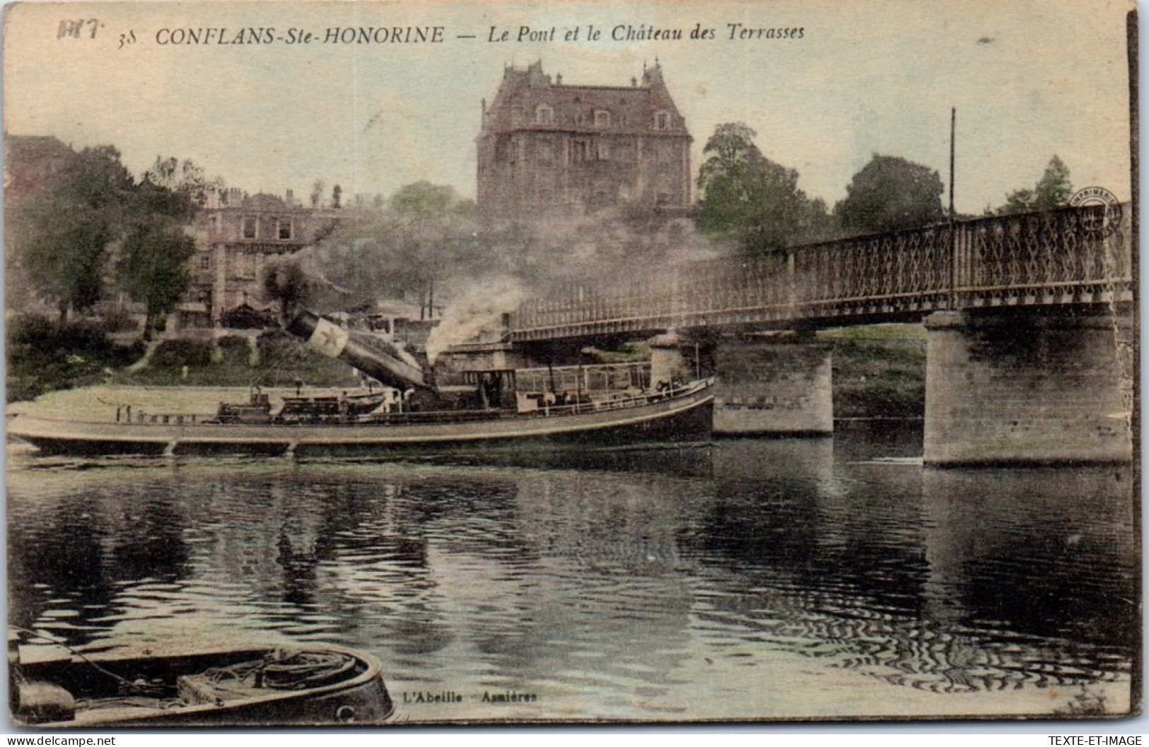 78 CONFLANS SAINTE HONORINE - Le Pont Et Le CHATEAU  - Conflans Saint Honorine