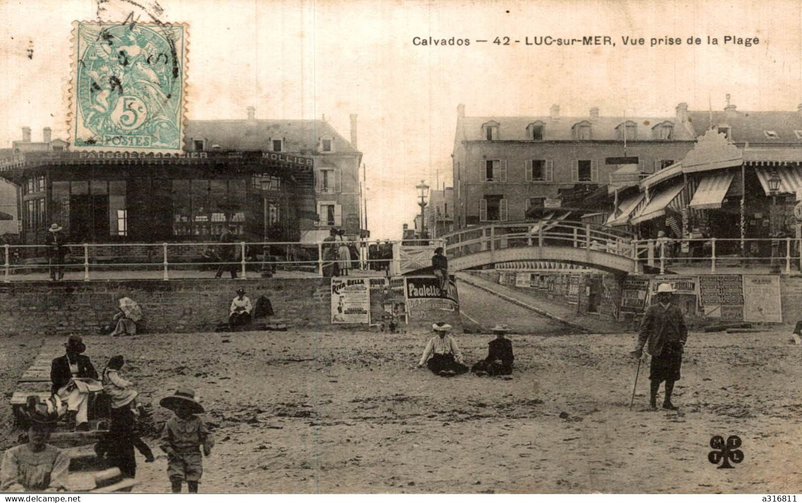 Luc Sur Mer  Vue Prise De La Plage - Other & Unclassified