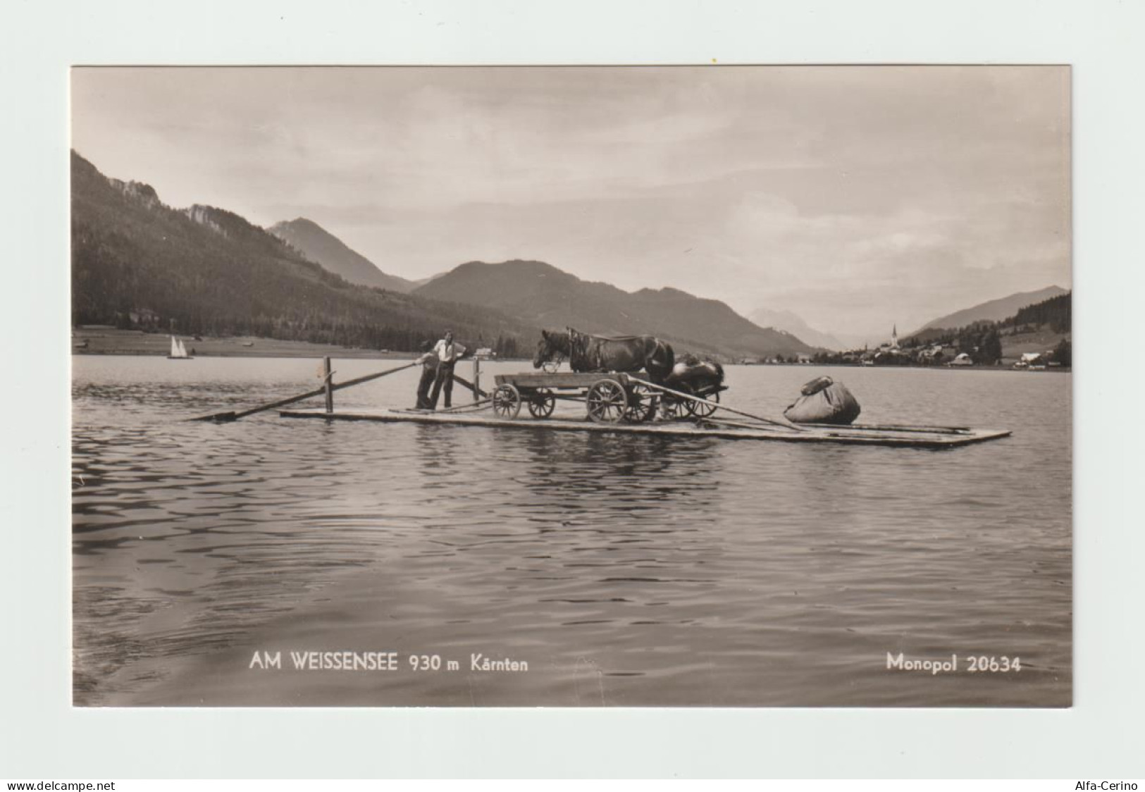 KARTEN:   WEISSENSEE  -  PHOTO  -  KLEINFORMAT - Chiatte, Barconi