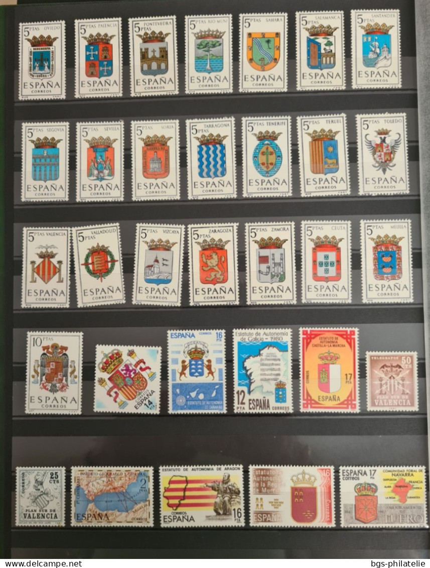 Collection De Timbres D'Espagne. - Collections (sans Albums)