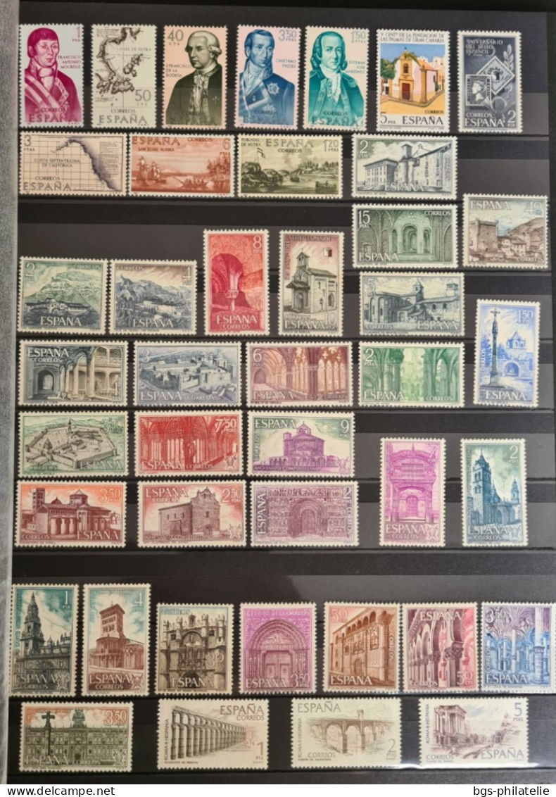 Collection De Timbres D'Espagne. - Collections (sans Albums)