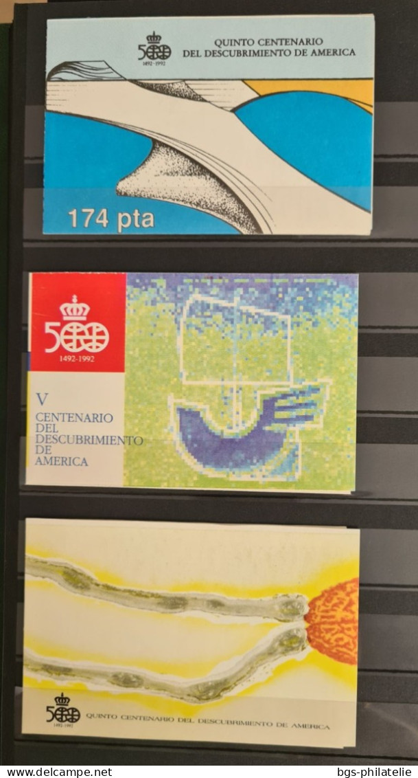 Collection de timbres d'Espagne.