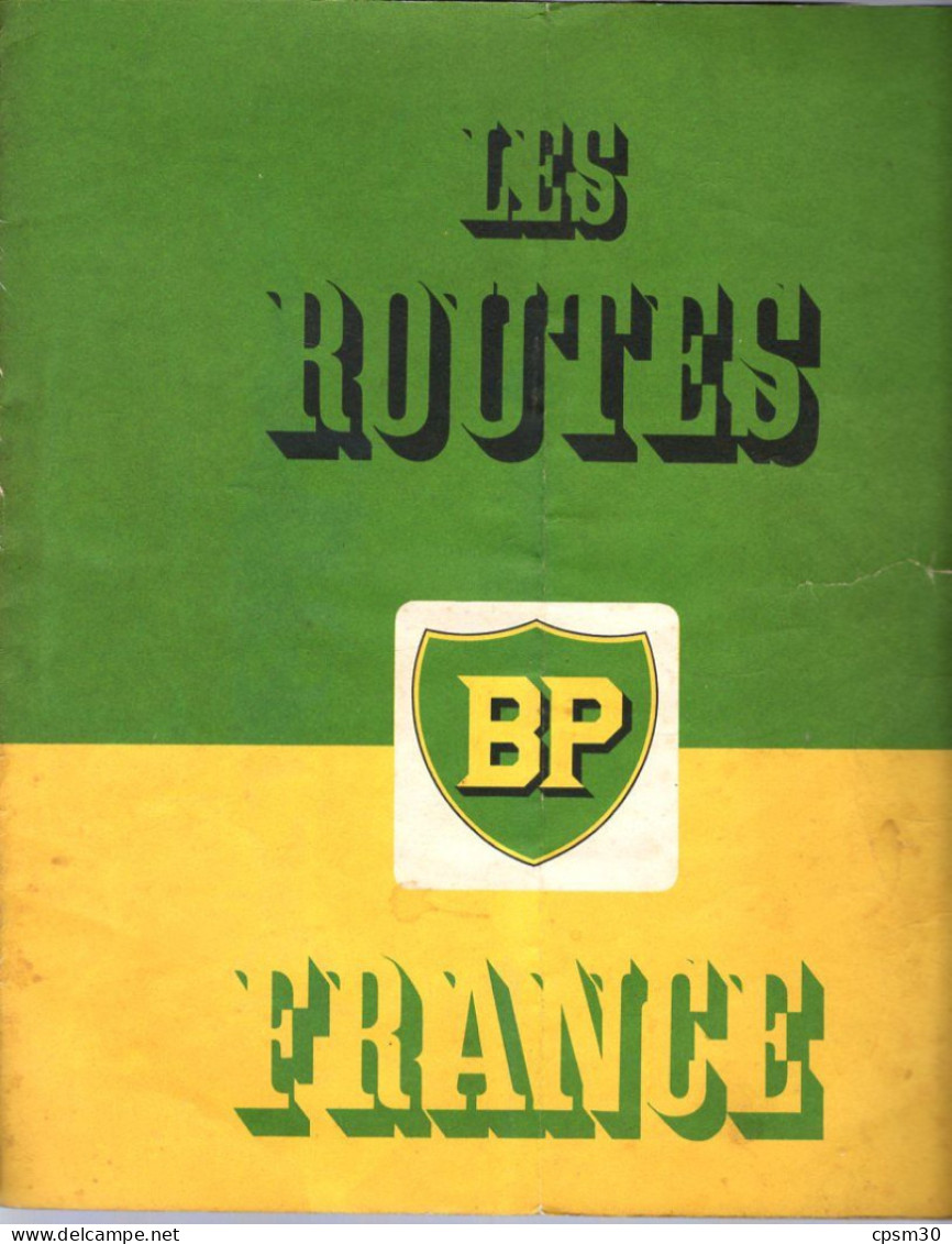 Carte Routière France En Neuf Cartes, édité Par BP 1.000.000 Environ 1960 - Roadmaps