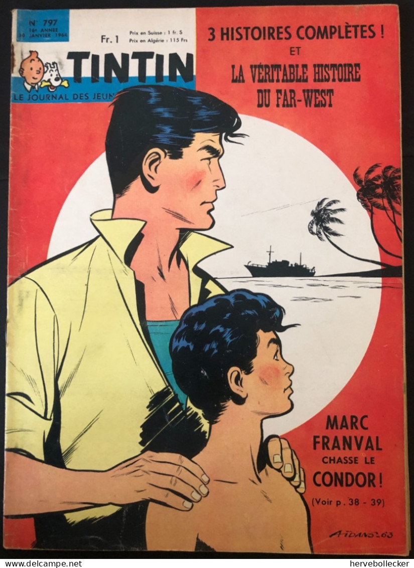 TINTIN Le Journal Des Jeunes N° 797 - 1964 - Tintin
